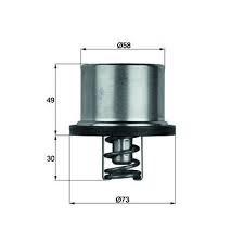 TERMOSTAT 82  DAF Y.M 8149182